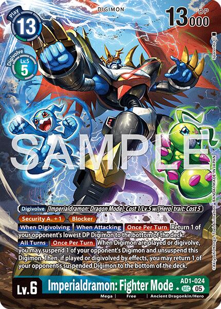Imperialdramon: Fighter Mode [AD1-024] (Alternate Art) [Advanced Booster Digimon Generation] | Anubis Games and Hobby
