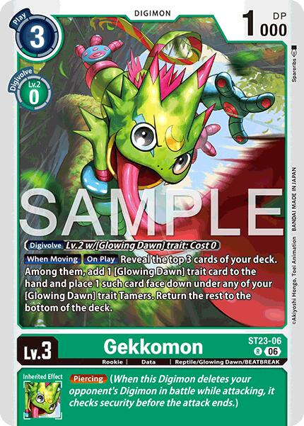 Gekkomon [ST23-06] [Starter Deck: Beatbreak] | Anubis Games and Hobby