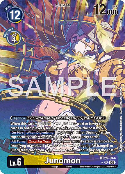 Junomon [BT25-044] (Alternate Art) [Dual Revolution] | Anubis Games and Hobby