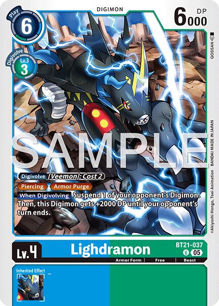 Lighdramon [BT21-037] (Foil Reprint) [Advanced Booster Digimon Generation] | Anubis Games and Hobby