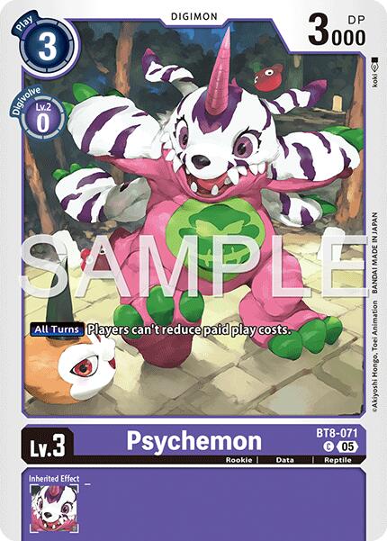 Psychemon [BT8-071] (Foil Reprint) [Advanced Booster Digimon Generation] | Anubis Games and Hobby