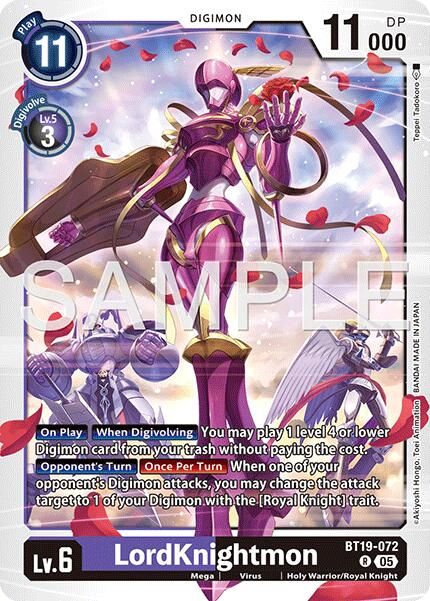 LordKnightmon [BT19-072] (Reprint) [Advanced Booster Digimon Generation] | Anubis Games and Hobby