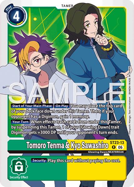 Tomoro Tenma & Kyo Sawashiro [ST23-13] [Starter Deck: Beatbreak] | Anubis Games and Hobby