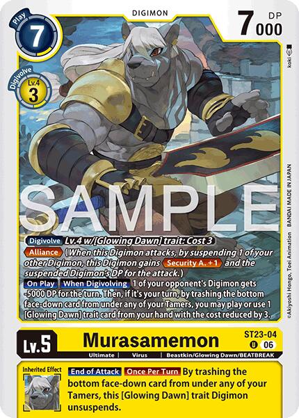 Murasamemon [ST23-04] [Starter Deck: Beatbreak] | Anubis Games and Hobby