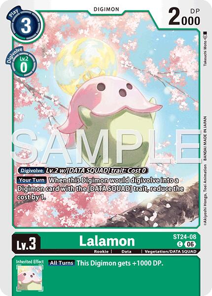Lalamon [ST24-08] [Starter Deck: Data Squad] | Anubis Games and Hobby