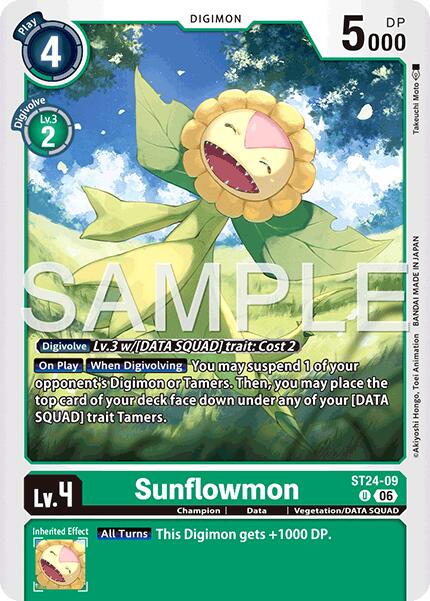 Sunflowmon [ST24-09] [Starter Deck: Data Squad] | Anubis Games and Hobby