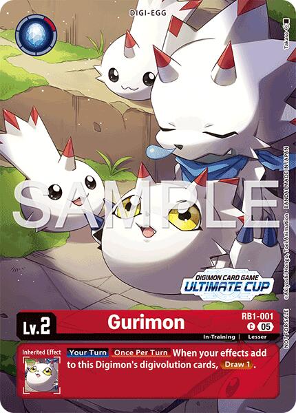 Gurimon [RB1-001] (Ultimate Cup 26-27 Season 1 Participant) [Resurgence Booster] | Anubis Games and Hobby
