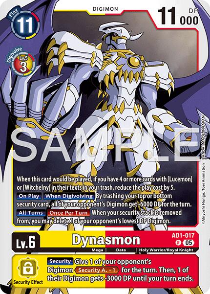 Dynasmon [AD1-017] [Advanced Booster Digimon Generation] | Anubis Games and Hobby