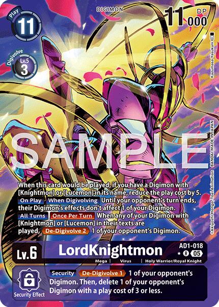 LordKnightmon [AD1-018] (Alternate Art) [Advanced Booster Digimon Generation] | Anubis Games and Hobby