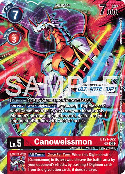 Canoweissmon [BT21-022] (Ultimate Cup 26-27 Season 1 Top 4) [World Convergence] | Anubis Games and Hobby
