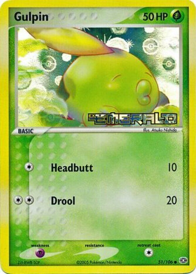 Gulpin (51/106) (Stamped) [EX: Emerald] | Anubis Games and Hobby
