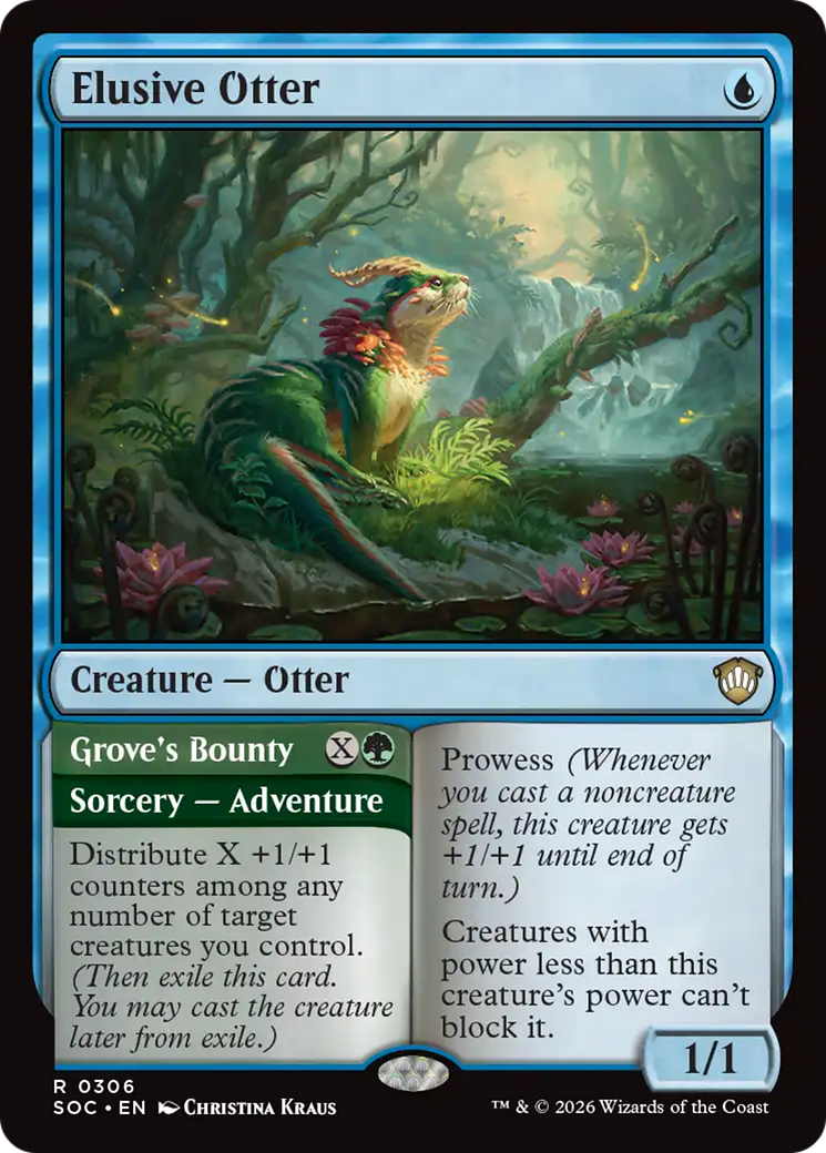Elusive Otter [Secrets of Strixhaven Commander] | Anubis Games and Hobby