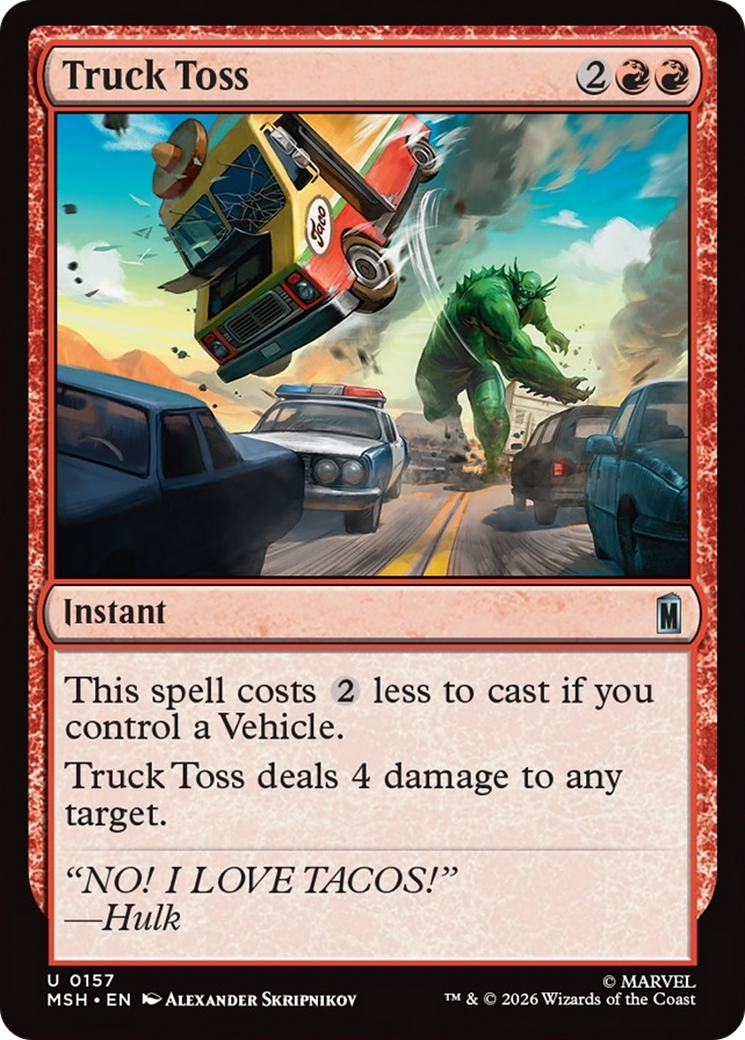 Truck Toss [Marvel Super Heroes] | Anubis Games and Hobby