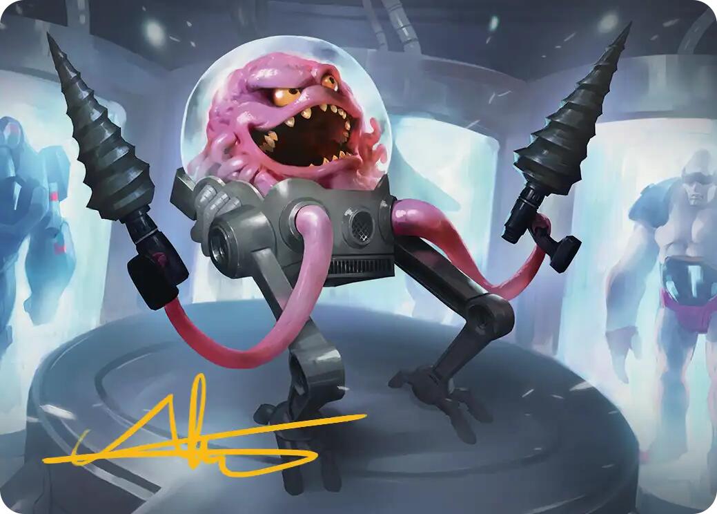 Krang, Master Mind Art Card (4/54) (Gold-Stamped Signature) [Teenage Mutant Ninja Turtles Art Series] | Anubis Games and Hobby