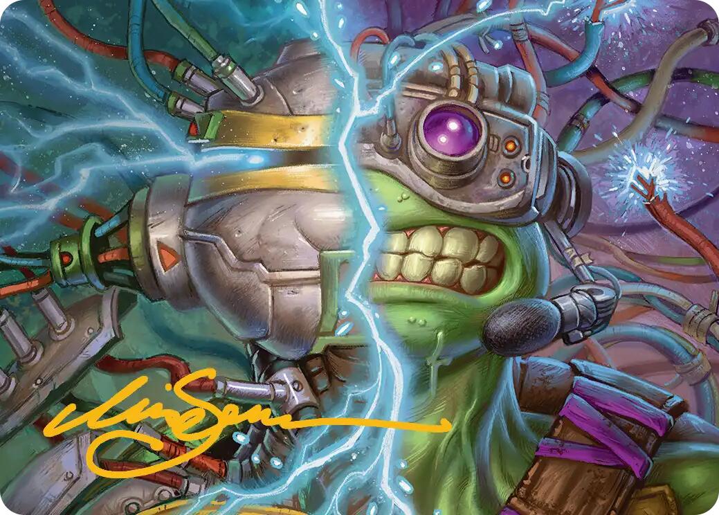 Mind Transfer Protocol Art Card (Gold-Stamped Signature) [Teenage Mutant Ninja Turtles Art Series] | Anubis Games and Hobby