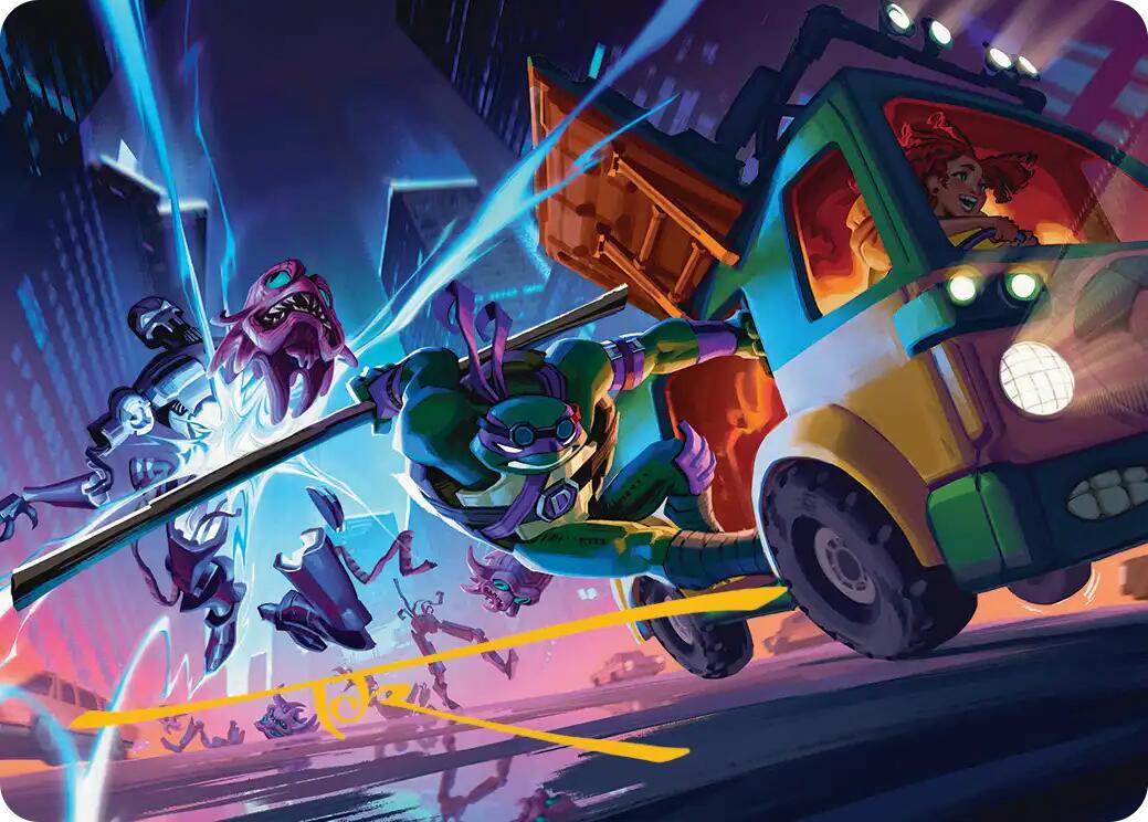 Donatello, Rad Scientist Art Card (Gold-Stamped Signature) [Teenage Mutant Ninja Turtles Art Series] | Anubis Games and Hobby