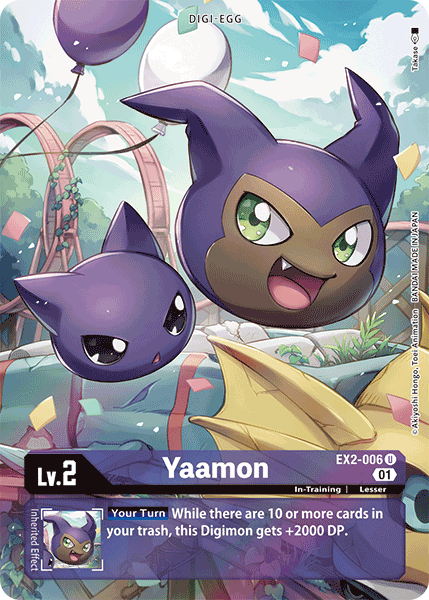 Yaamon [EX2-006] (Alternate Art) [Digital Hazard] | Anubis Games and Hobby