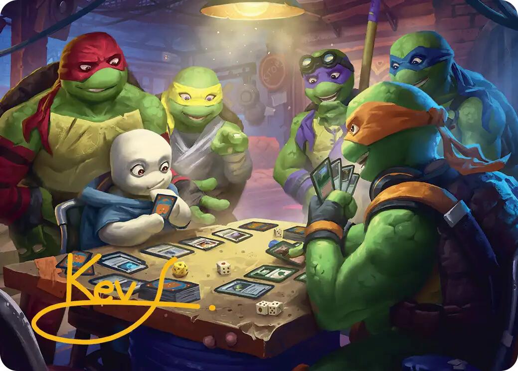Lessons from Life Art Card (Gold-Stamped Signature) [Teenage Mutant Ninja Turtles Art Series] | Anubis Games and Hobby