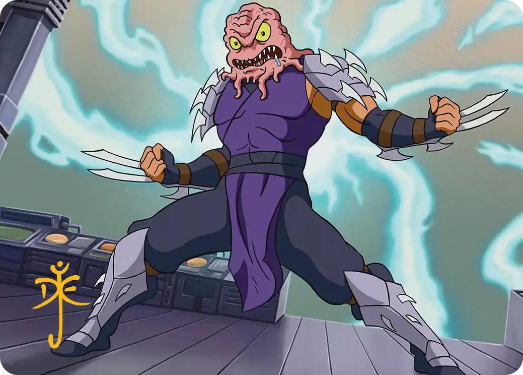 Krang & Shredder Art Card (Gold-Stamped Signature) [Teenage Mutant Ninja Turtles Art Series] | Anubis Games and Hobby