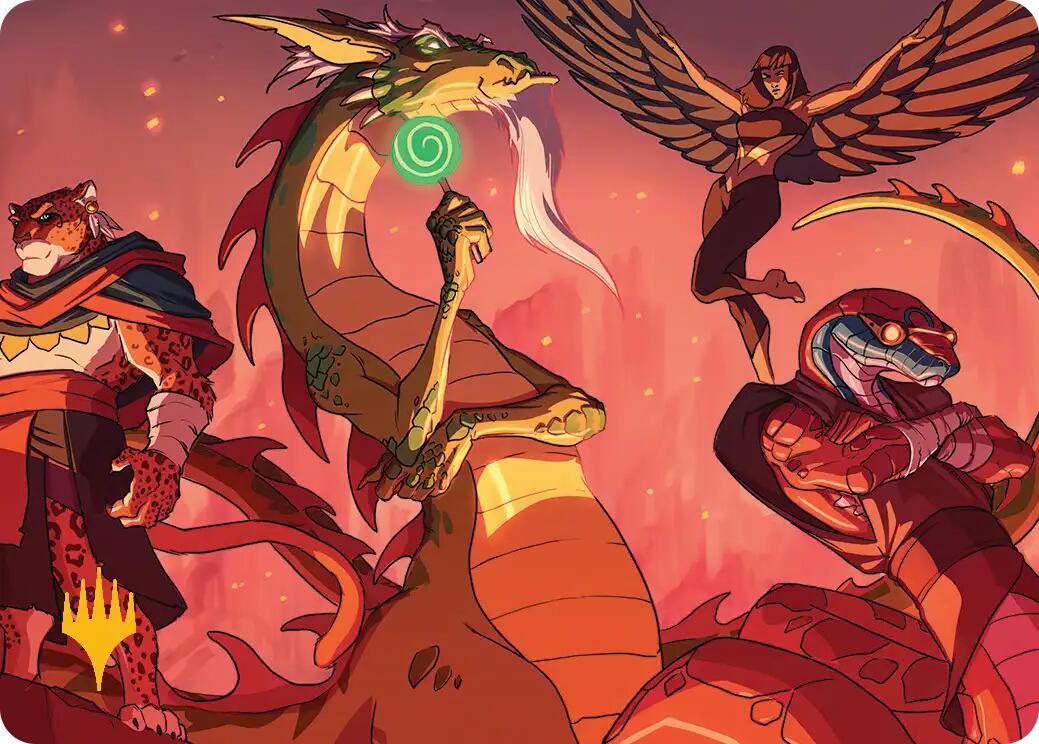 North Wind Avatar Art Card (Gold-Stamped) [Teenage Mutant Ninja Turtles Art Series] | Anubis Games and Hobby