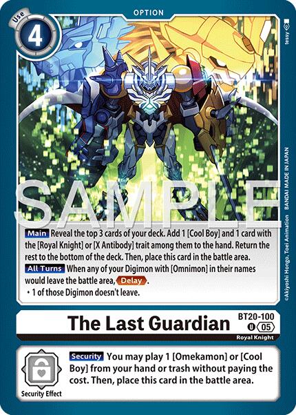 The Last Guardian [BT20-100] (Foil Reprint) [Advanced Booster Digimon Generation] | Anubis Games and Hobby