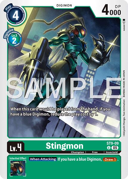 Stingmon [ST9-09] (Foil Reprint) [Advanced Booster Digimon Generation] | Anubis Games and Hobby