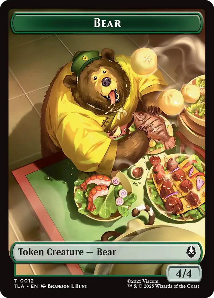 Ally (0006) // Bear Double-Sided Tokens [Avatar: The Last Airbender Tokens] | Anubis Games and Hobby