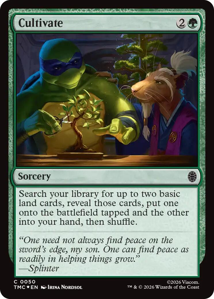 Cultivate (Surge Foil) [Teenage Mutant Ninja Turtles Commander] | Anubis Games and Hobby