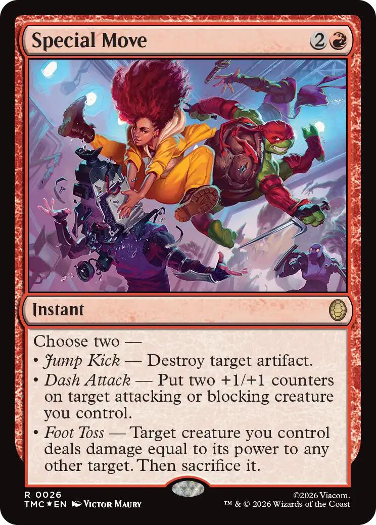 Special Move (Surge Foil) [Teenage Mutant Ninja Turtles Commander] | Anubis Games and Hobby