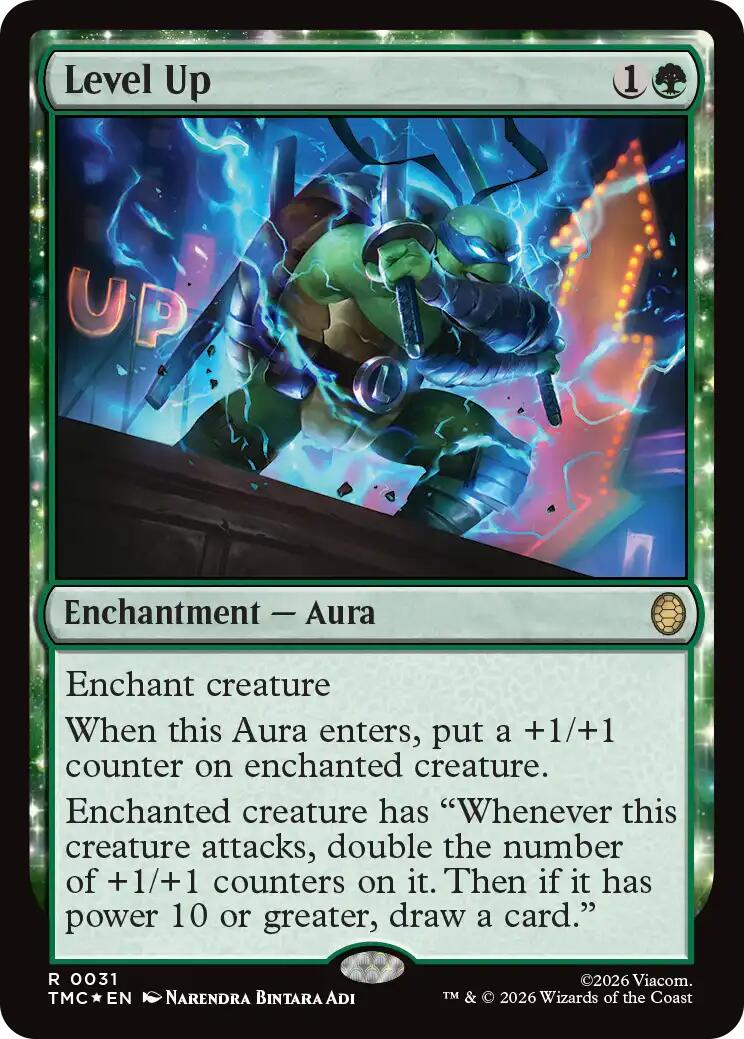Level Up (Surge Foil) [Teenage Mutant Ninja Turtles Commander] | Anubis Games and Hobby