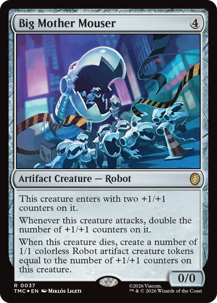 Big Mother Mouser (Surge Foil) [Teenage Mutant Ninja Turtles Commander] | Anubis Games and Hobby