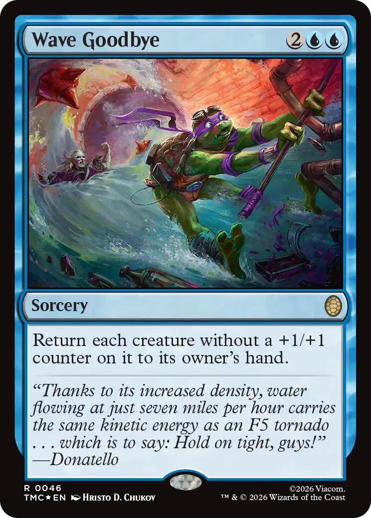 Wave Goodbye (Surge Foil) [Teenage Mutant Ninja Turtles Commander] | Anubis Games and Hobby