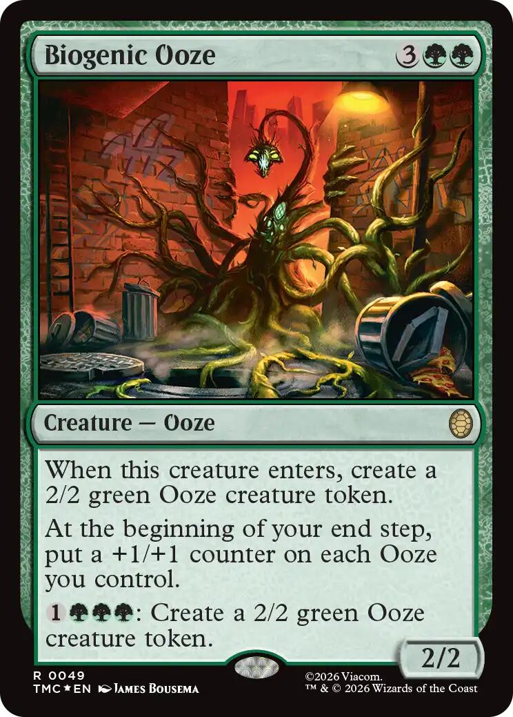 Biogenic Ooze (Surge Foil) [Teenage Mutant Ninja Turtles Commander] | Anubis Games and Hobby