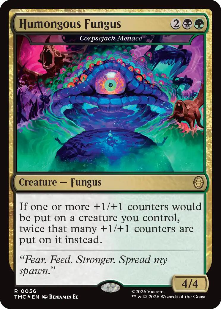 Humongous Fungus - Corpsejack Menace (Surge Foil) [Teenage Mutant Ninja Turtles Commander] | Anubis Games and Hobby
