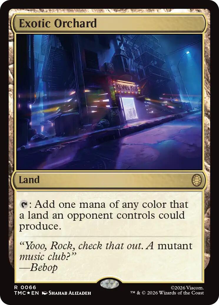 Exotic Orchard (Surge Foil) [Teenage Mutant Ninja Turtles Commander] | Anubis Games and Hobby