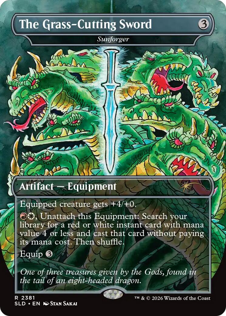 The Grass-Cutting Sword - Sunforger [Secret Lair Drop Series] | Anubis Games and Hobby