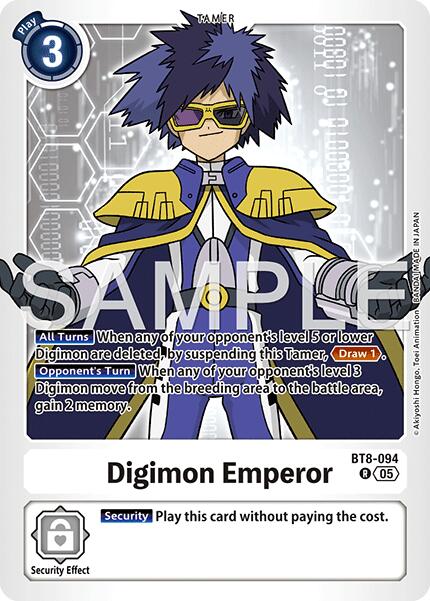 Digimon Emperor [BT8-094] (Foil Reprint) [Advanced Booster Digimon Generation] | Anubis Games and Hobby