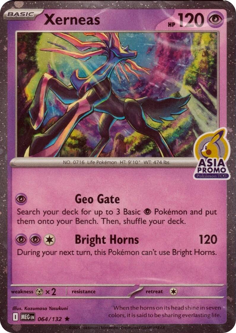 Xerneas (064/132) (Asia Promo) [Miscellaneous Cards] | Anubis Games and Hobby