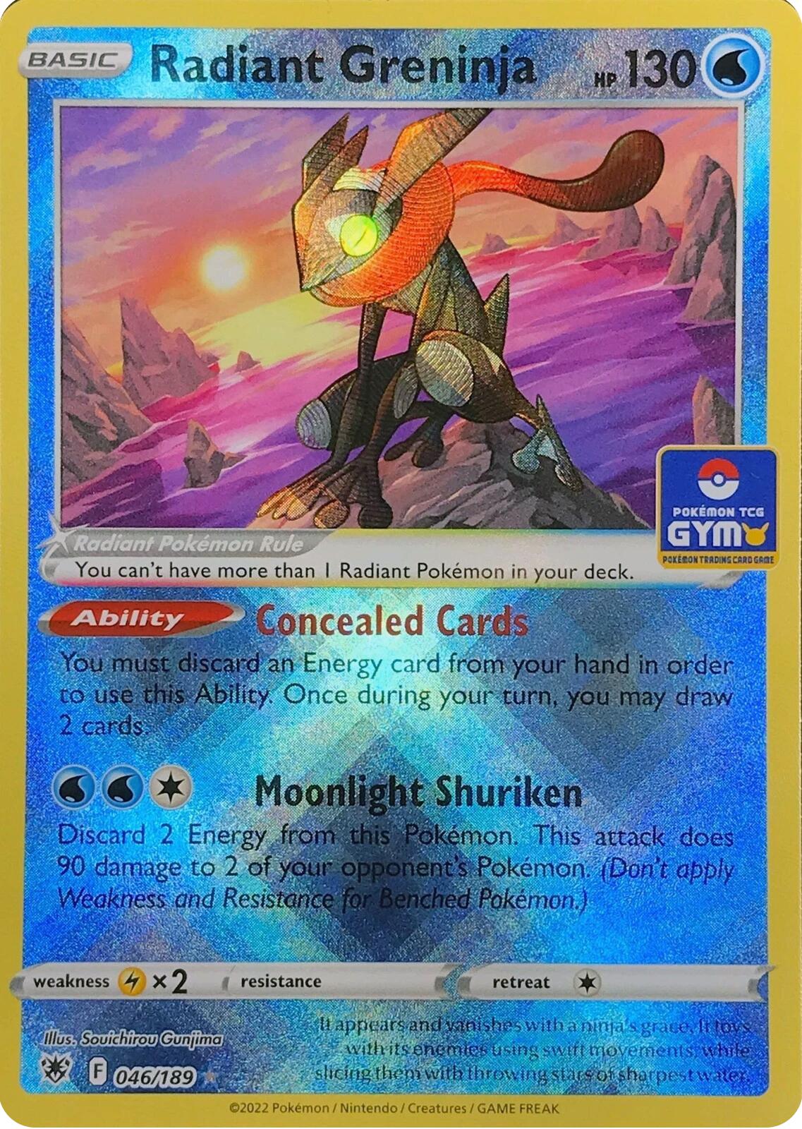 Radiant Greninja (046/189) [League & Championship Cards] | Anubis Games and Hobby
