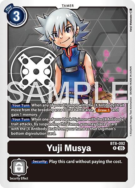 Yuji Musya [BT8-092] (Reprint) [Advanced Booster Digimon Generation] | Anubis Games and Hobby