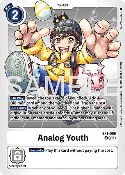 Analog Youth [EX1-066] (Reprint) [Advanced Booster Digimon Generation] | Anubis Games and Hobby