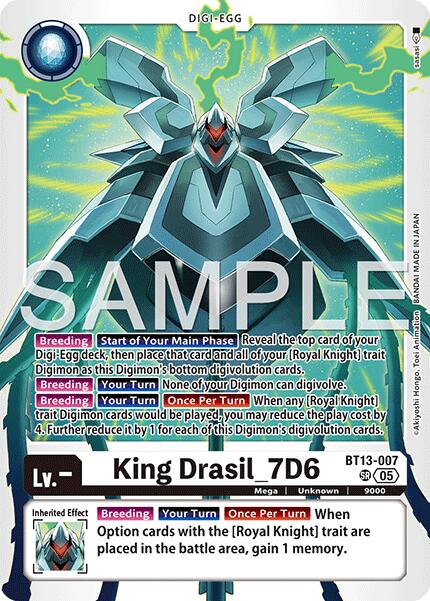 King Drasil_7D6 [BT13-007] (Reprint) [Advanced Booster Digimon Generation] | Anubis Games and Hobby