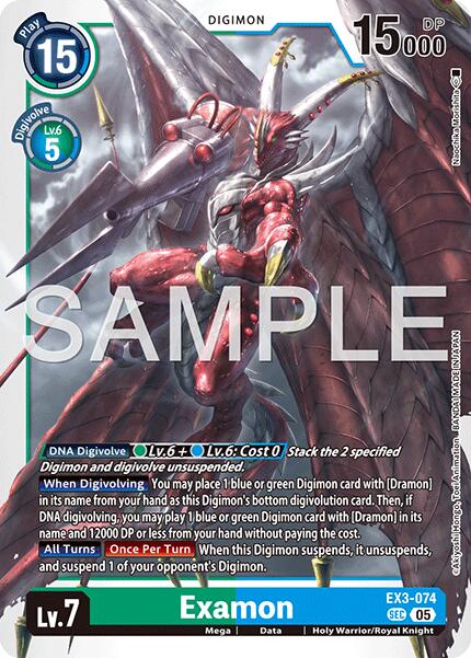 Examon [EX3-074] (Reprint) [Advanced Booster Digimon Generation] | Anubis Games and Hobby