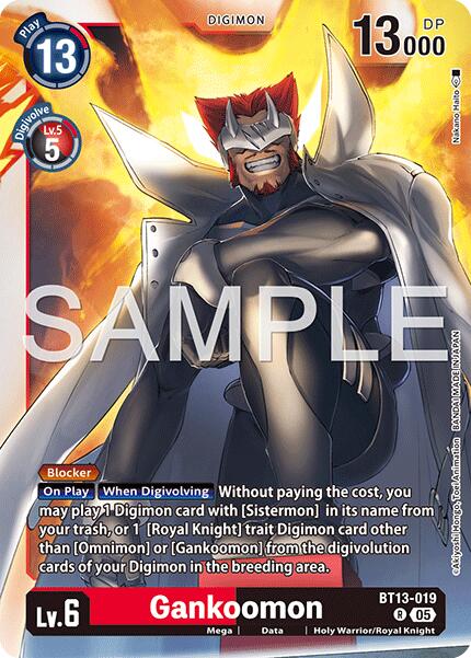 Gankoomon [BT13-019] (Reprint) [Advanced Booster Digimon Generation] | Anubis Games and Hobby