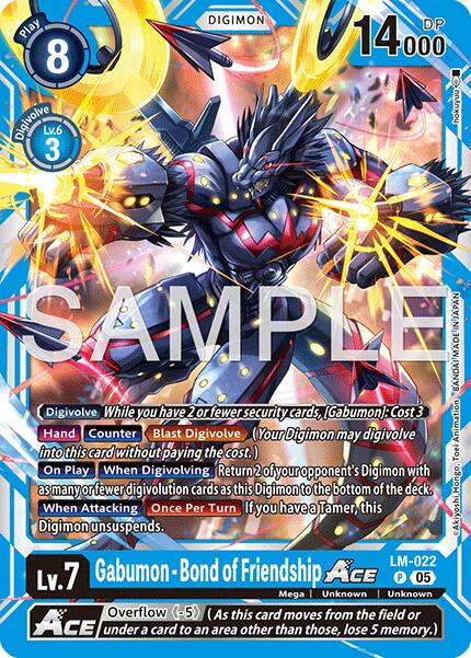 Gabumon [LM-022] - Bond of Friendship ACE (Reprint) [Advanced Booster Digimon Generation] | Anubis Games and Hobby