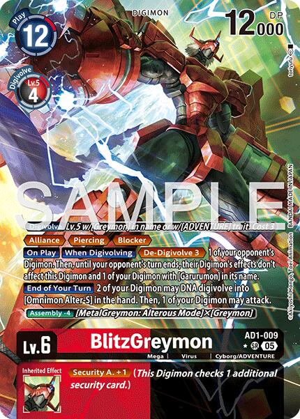 BlitzGreymon [AD1-009] (Alternate Art) [Advanced Booster Digimon Generation] | Anubis Games and Hobby