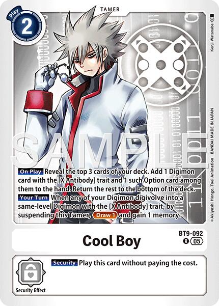 Cool Boy [BT9-092] (Reprint) [Advanced Booster Digimon Generation] | Anubis Games and Hobby