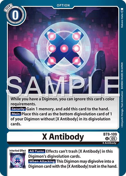 X Antibody [BT9-109] (Reprint) [Advanced Booster Digimon Generation] | Anubis Games and Hobby