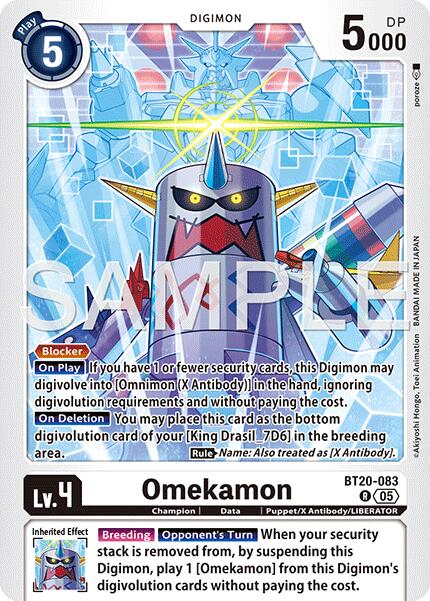 Omekamon [BT20-083] (Reprint) [Advanced Booster Digimon Generation] | Anubis Games and Hobby