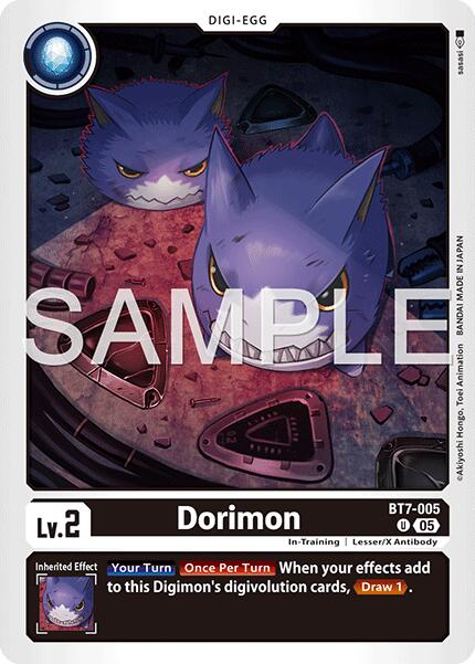Dorimon [BT7-005] (Reprint) [Advanced Booster Digimon Generation] | Anubis Games and Hobby